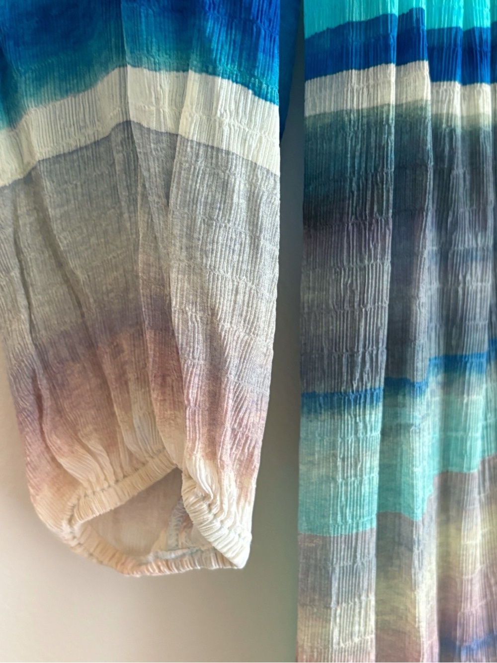 Marie Oliver Luciana Sante Fe Stripe Silk Gauze Maxi Dress Small Resortwear - Picture 4 of 8